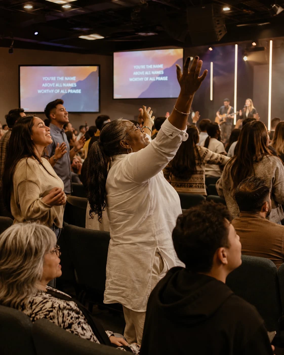 Loveworld Wellingborough Sunday service congregation worshipping